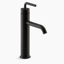 KOHLER Matte Black Single Handle Vessel Filler Bathroom Sink Faucet 