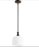 Quorum International Oiled Bronze 100W 1-Light Pendant 