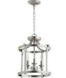 60W 3-Light Dual Mount Pendant in Satin Nickel