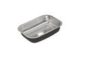 PROFLO&reg; Stainless Steel 23-3/8 x 17-3/4 in. Stainless Steel Single Bowl Undermount Kitchen Sink 