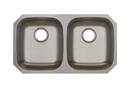 32-5/16 x 18-1/2 in. Stainless Steel Double Bowl Undermount Kitchen Sink