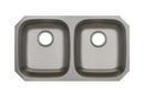 32-5/16 in. Undermount Stainless Steel Double Bowl Kitchen Sink