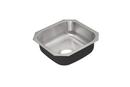 PROFLO&reg; Stainless Steel 16 x 16 in. No Hole Single Bowl Undermount Kitchen Sink 
