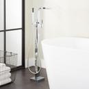Signature Hardware Chrome Single Handle Lever Floor Mount Filler (Trim Only) 