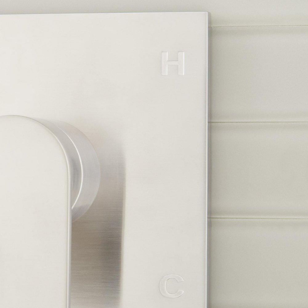 Signature Hardware Brushed Nickel Single Handle Dual Function Bathtub & Shower Faucet (Trim Only) 