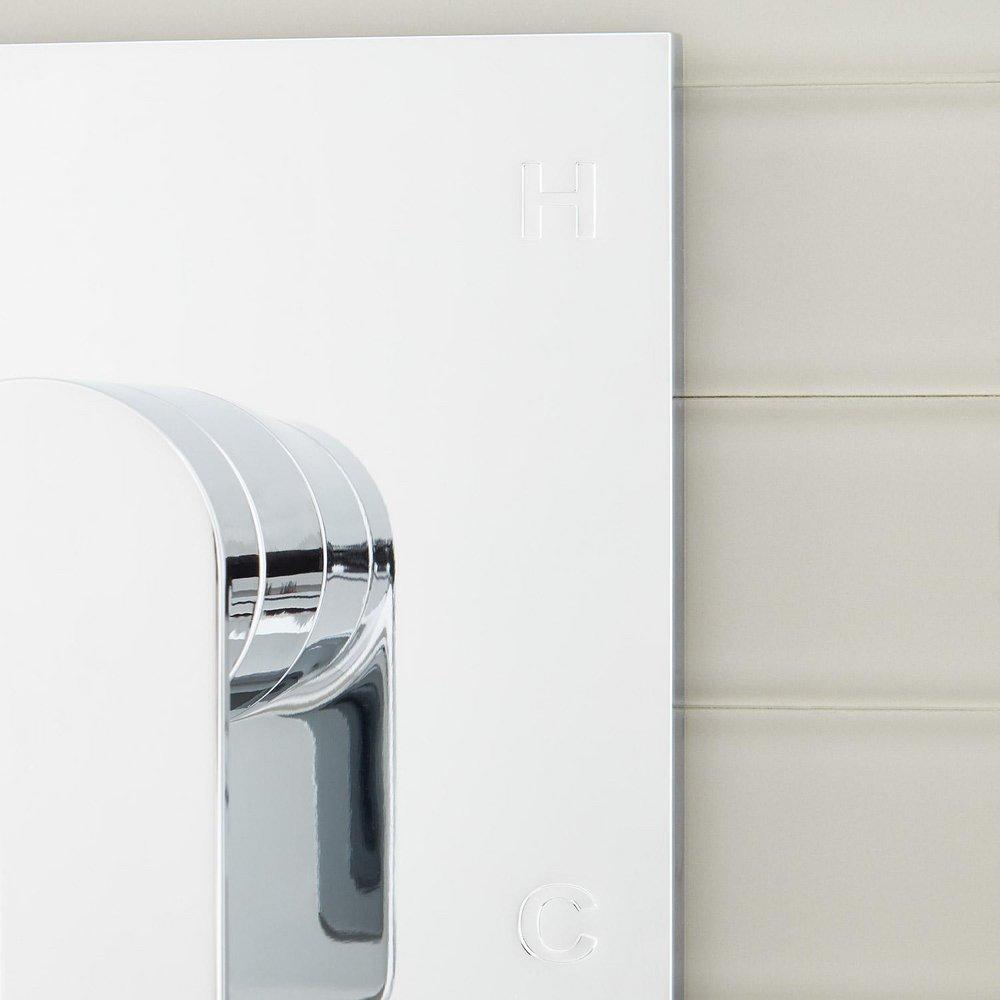 Signature Hardware Chrome Single Handle Dual Function Bathtub & Shower Faucet (Trim Only) 