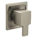3-Function Tub and Shower Transfer Valve Trim with Single Lever Handle in Brushed Nickel