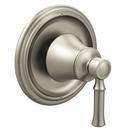 2 or 3-Function Tub and Shower Transfer Valve Trim with Single Lever Handle in Brushed Nickel