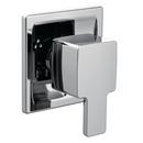 3-Function Tub and Shower Transfer Valve Trim with Single Lever Handle in Polished Chrome