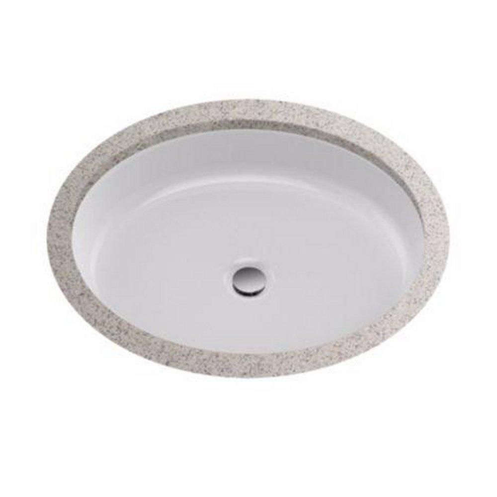 TOTO 22-5/8 in. Undermount Oval Vitreous China Bathroom Sink TOTO 22-5/8 in. Undermount Oval Vitreous China Bathroom Sink