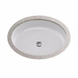 22-5/8 in. Undermount Oval Vitreous China Bathroom Sink in Cotton