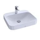 TOTO Cotton 4-3/4 in. 1-Hole 1-Bowl Vessel Lavatory Sink with Center Drain 