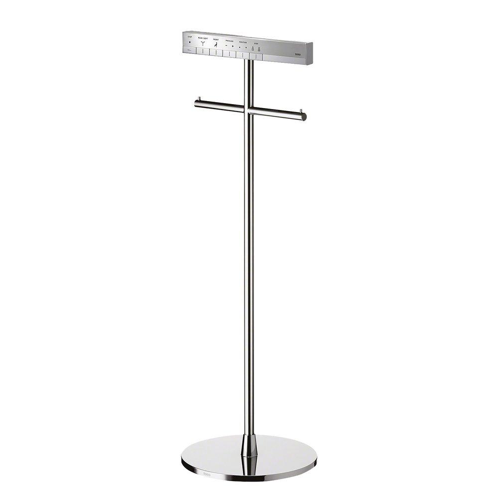 TOTO Polished Chrome Remote Control Stand and Toilet Paper Holder 