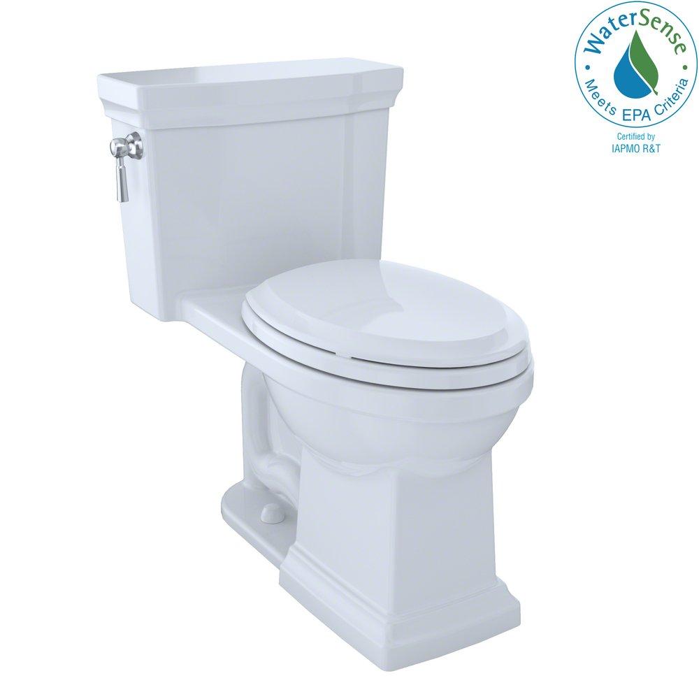 TOTO Cotton 1 gpf Elongated One Piece Toilet 
