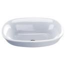 19-1/2 x 15-5/32 in. Oval Dual Mount Bathroom Sink in Cotton