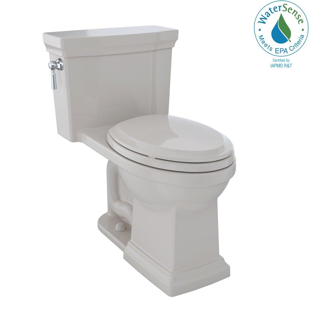 TOTO Sedona Beige 1.28 gpf Elongated One Piece Toilet 