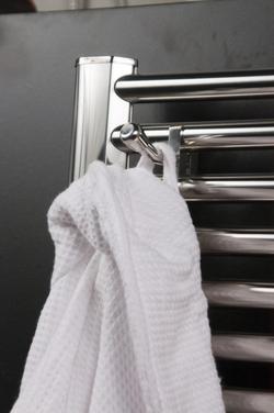 1-Hook Robe Hook in Brushed Stainless Steel