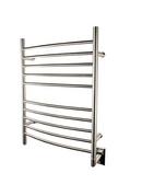 23-3/4 x 31-1/2 in. Towel Warmer with 10 Curved Bars in Polished Stainless Steel