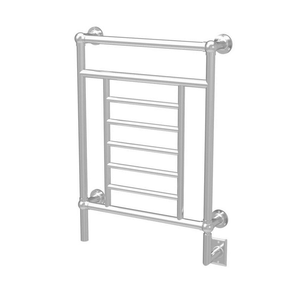 Amba Products Polished Nickel 25-1/4 x 36-3/8 in. Wall Mount Towel Warmer 