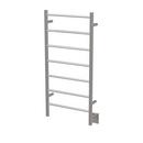 THIS CLASSIC TOWEL WARMER DESIGN IN A POLISHED FINISH FEATURES 7 EVENLY SPACED HORIZONTAL BARS IN A