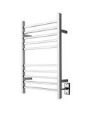 Amba Products Brushed 23-5/8 x 31-1/2 in. Towel Warmer with 10 Square Bars 