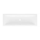 41-7/8 x 14-7/8 in. Rectangular Dual Mount Bathroom Sink in White