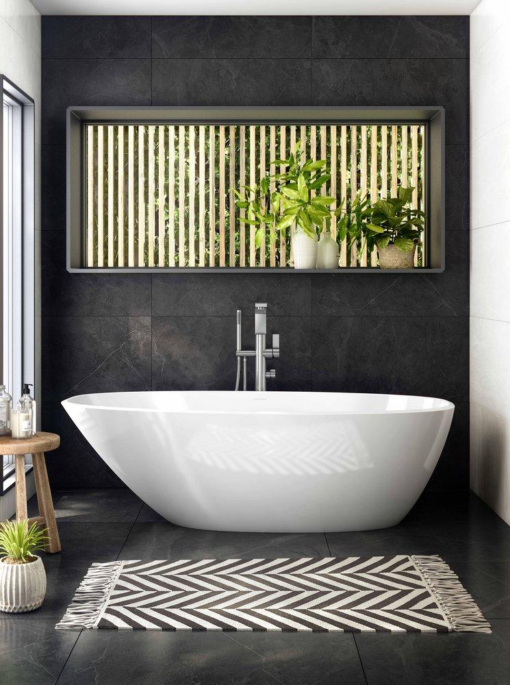 Victoria+Albert&reg; Gloss White 66-3/8 x 29-7/8 in. Freestanding Bathtub Left, Reversible and Right Drain 