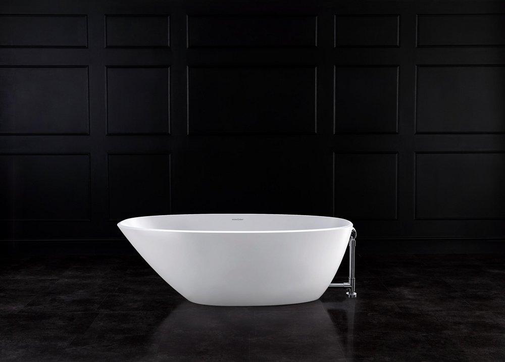 Victoria+Albert&reg; Gloss White 66-3/8 x 29-7/8 in. Freestanding Bathtub Left, Reversible and Right Drain 