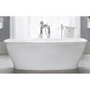 69-1/2 x 31-3/8 in. Freestanding Rectangle Bathtub with Center Drain in QuarryCast® White