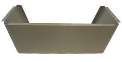 Accessory Apron for PG8ACSL and PGACSL Dual Drinking Fountains in Stainless Steel