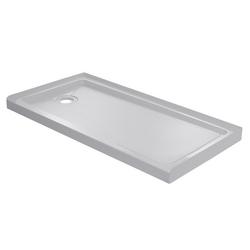60 in. x 32 in. Shower Base with Left Drain in White