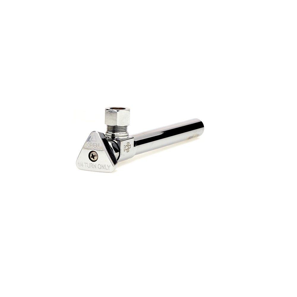 McGuire Manufacturing Chrome Plated Nom Sweat x OD Loose Key Angle Supply Stop Valve 