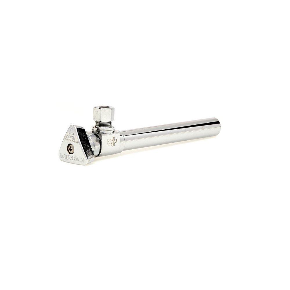 McGuire Manufacturing Polished Chrome Sweat x OD Tube Loose Key Angle Supply Stop Valve in Polished Chrome 