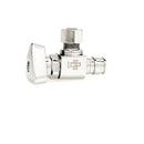 1/2 x 3/8 in. F1960 x OD Tube Loose Key Angle Supply Stop Valve in Chrome Plated