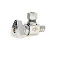 1/2 x 3/8 in. F1807 x OD Tube Loose Key Angle Supply Stop Valve in Chrome Plated