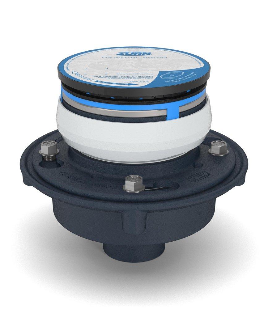 Zurn Nickel Bronze No Hub Cast Iron Nickel Bronze General Purpose Drain 