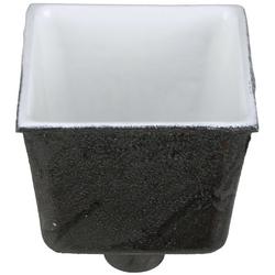 8 x 8 x 6 in. Floor Mount Cast Iron Floor Sink