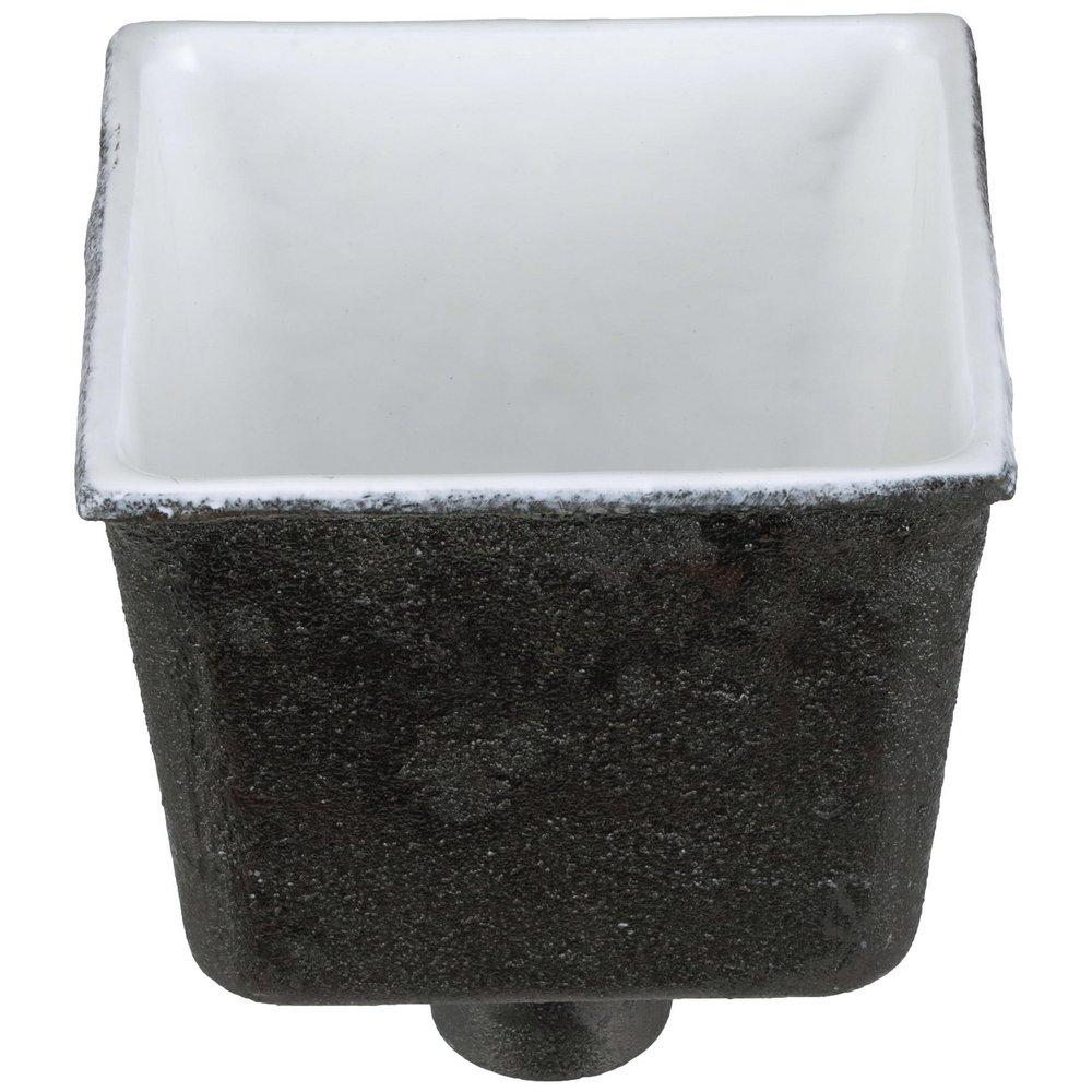 Zurn White Floor Mount Cast Iron Floor Sink 