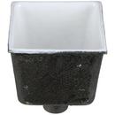 Zurn White 8 x 8 in. No Hub Floor Sink Body with Internal Dome Strainer 
