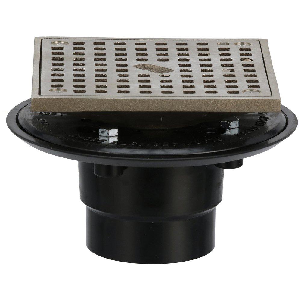 Zurn Solvent Weld ABS Nickel Shower Drain 