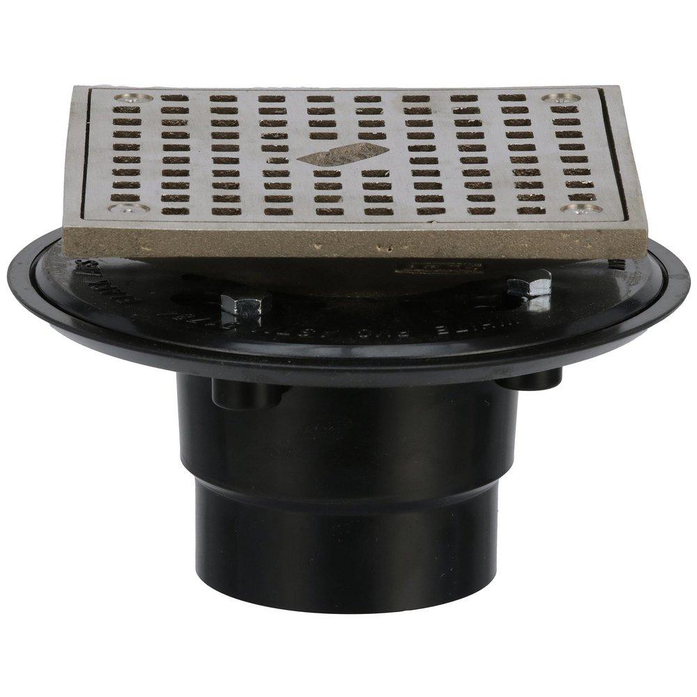 Zurn Solvent Weld ABS Nickel Shower Drain 