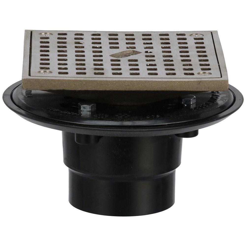 Zurn Solvent Weld ABS Nickel Shower Drain 