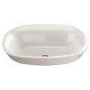 19-1/2 x 15-5/32 in. Oval Dual Mount Bathroom Sink in Colonial White