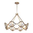 Crystorama Distressed Twilight 60W 8-Light Chandelier 