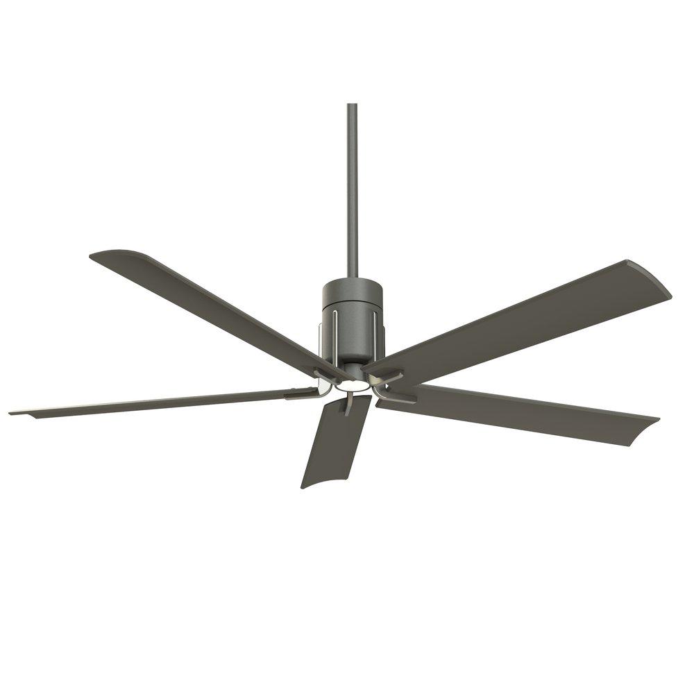 Minka Aire Grey Iron/Brushed Nickel 60 in. 56.82W 5-blade 1-Light Ceiling Fan 