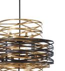 Minka Lavery Dark Bronze 60W 18-Light Candelabra E-12 Chandelier 