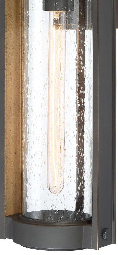 Minka Oil Rubbed Bronze with Gold Highlights 60W 1-Light Medium E-26 Outdoor Wall Sconce 