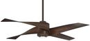 Minka Aire Oil Rubbed Bronze 64 in. 51.21W 4-blade 1-Light Ceiling Fan 