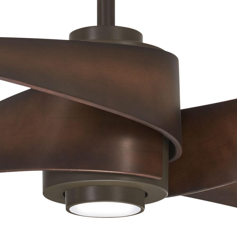 Minka Aire Oil Rubbed Bronze 64 in. 51.21W 4-blade 1-Light Ceiling Fan 