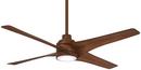 Minka Aire Distressed Koa 4-Blade Ceiling Fan with 56 in. Blade Span 